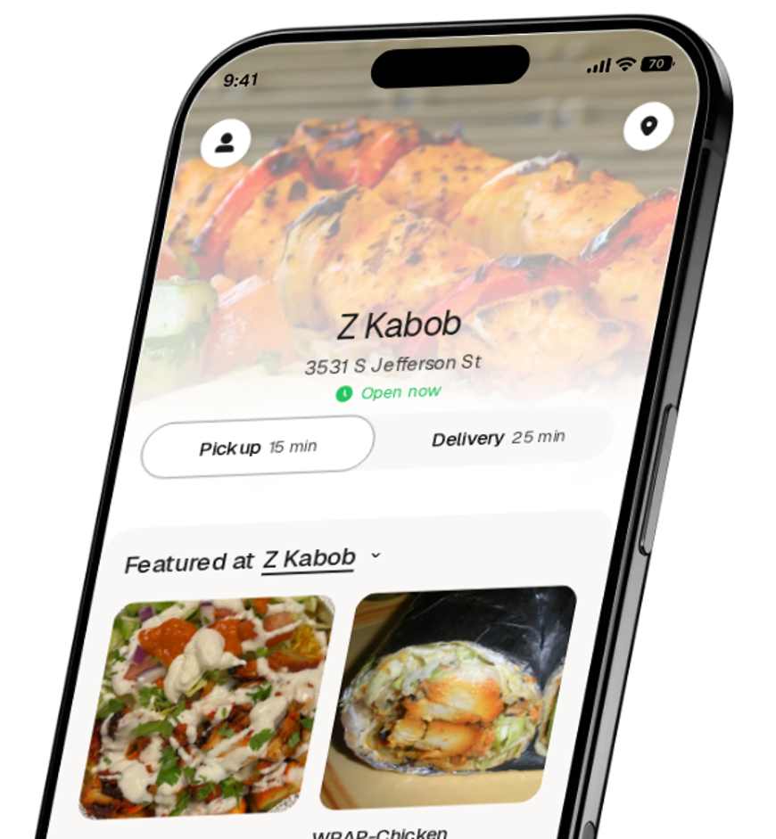 Z Kabob app preview