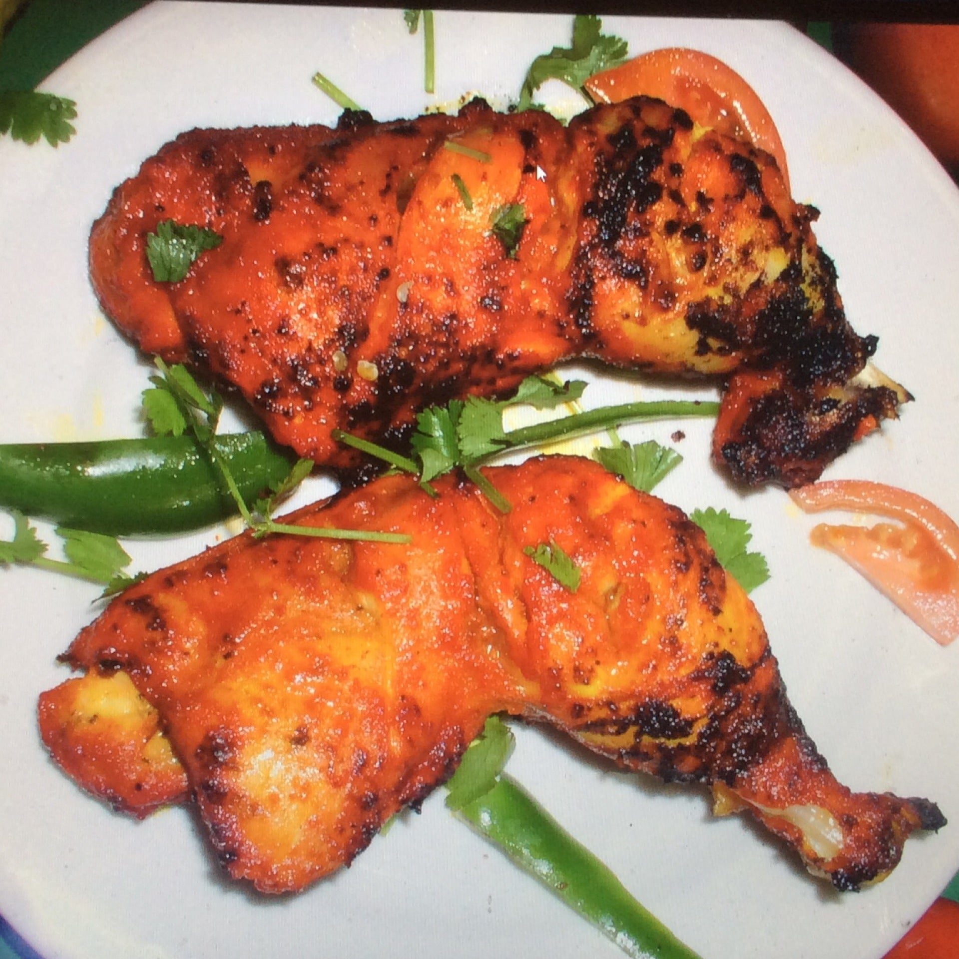 Tandoori Chicken.