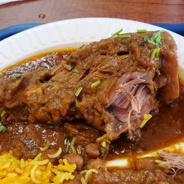 Curry: Lamb Shank.