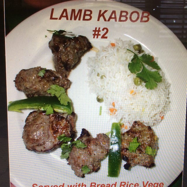 Kabob: Lamb Tikka.